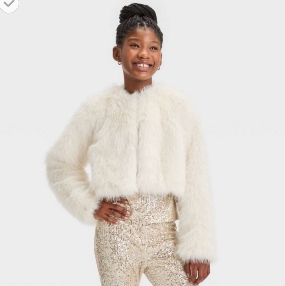 art class  Faux  Fur Jacket NWT